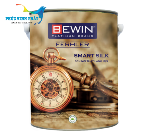 Sơn nội thất láng mịn, độ phủ cao.BEWIN – Ferhler SMAST SILK
