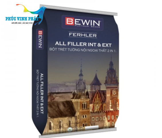 Bột trét tường nội thất cao cấp BEWIN POWER PUTTY INT
