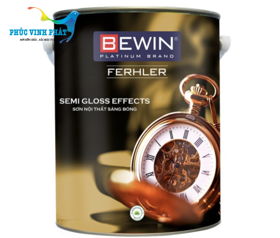 Sơn nội thất bóng lau chùi sang trọng SƠN BEWIN- Ferhler SEMI GLOSS EFFECTS