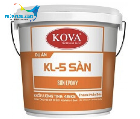 Sơn công nghiệp Epoxy Kova KL-5 sàn
