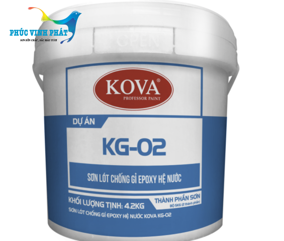 Sơn lót chống gỉ Epoxy hệ nước Kova KG-02