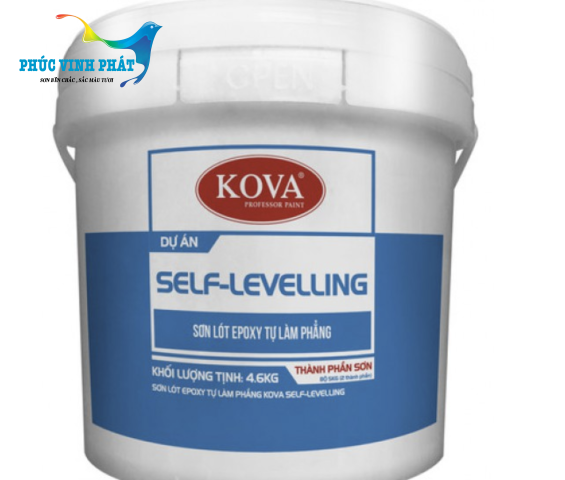 Sơn lót Epoxy tự làm phẳng Kova Self-Leveling màu nhạt