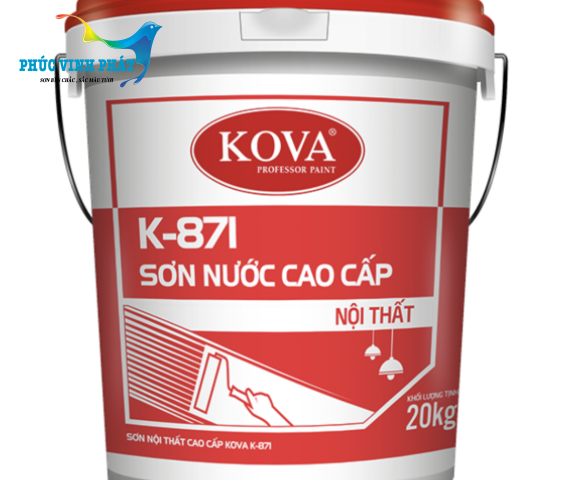 Sơn nước bóng cao cấp trong nhà Kova K-871