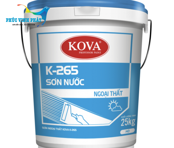 Sơn nước ngoài trời không bóng Kova K265