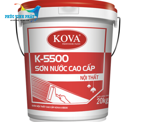 Sơn nước nội thất bán bóng cao cấp KOVA K-5500
