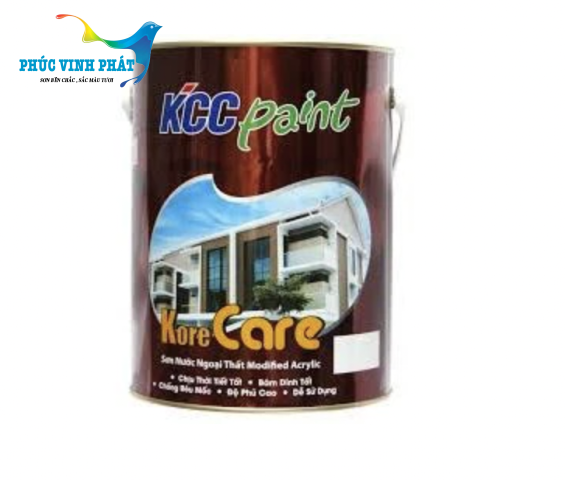 Sơn Ngoại Thất KCC Acrylic Biến Tính Bóng Korecare
