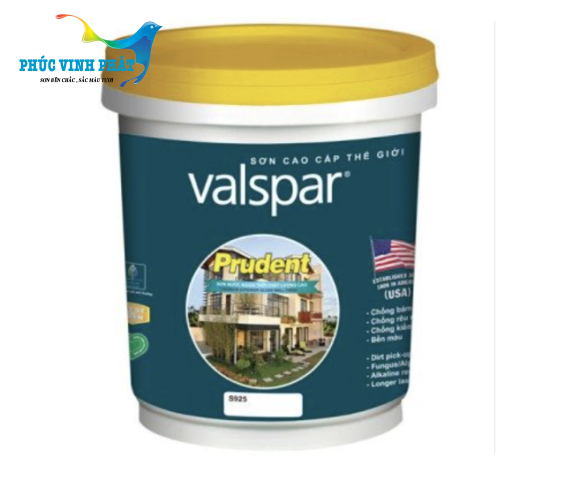 Sơn ngoại thất bóng mờ Valspar Prudent S925