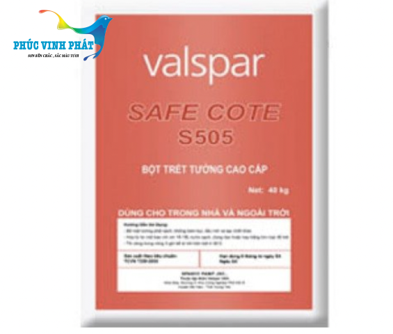 Bột trét nội ngoại thất Valspar Safe Cote S505