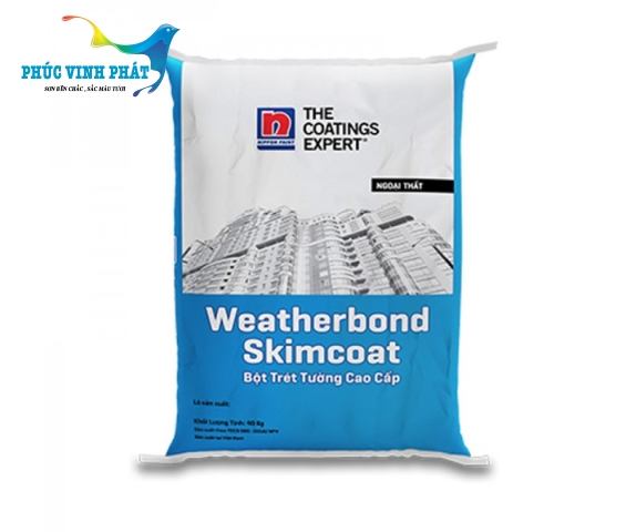 Bột trét tường ngoại thất Nippon Skimcoat WeatherBond
