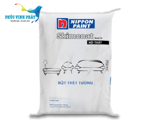 Bột trét tường nội thất Nippon Skimcoat