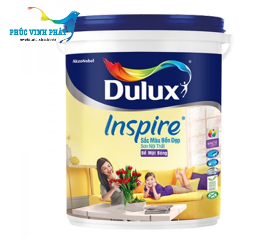 Sơn nước nội thất Dulux Inspire Sắc Màu Bền Đẹp Bề Mặt Bóng