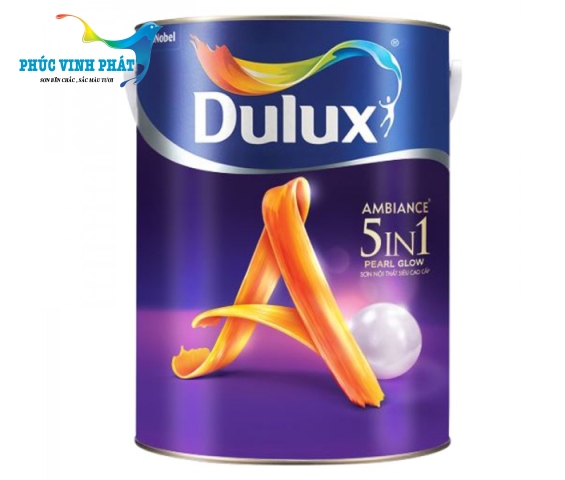 Sơn nội thất siêu cao cấp Dulux Ambiance 5 In 1 Pearl Glow Bóng Mờ