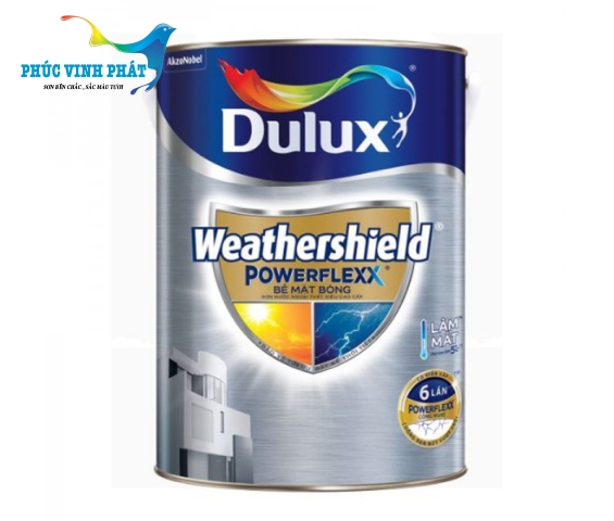 Sơn nước ngoại thất siêu cao cấp Dulux Weathershield Powerflexx - Bề mặt Bóng