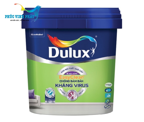 Sơn nội thất Dulux EasyClean Chống Bám Bẩn Kháng Virus - Bóng