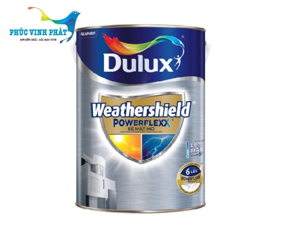 Sơn ngoại thất Dulux Weathershield Powerflexx bề mặt mờ