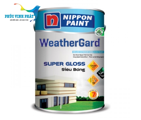 Sơn ngoại thất Nippon WeatherGard Siêu Bóng