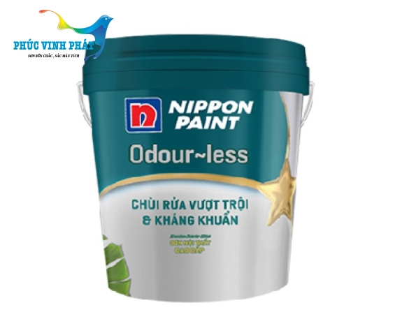Sơn nội thất Nippon Odour-less Chùi Rửa Vượt Trội và Kháng Khuẩn